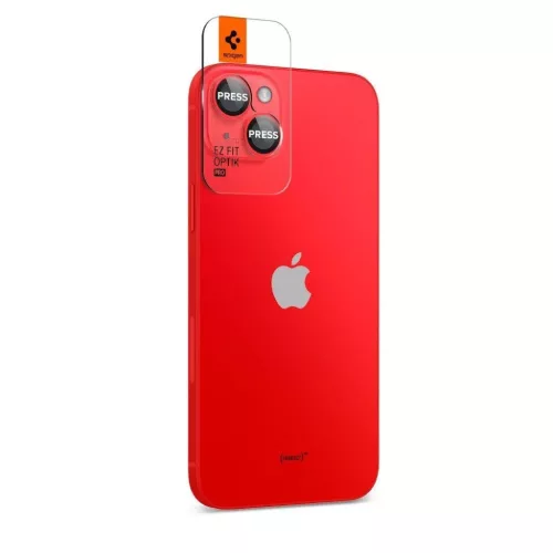 iPhone 14/14 Plus/15/15 Plus Spigen Optik.TR 2x kameralencsevédő 9H -8809896740128 5 kép