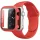 Apple Watch 41mm szilikon óraszíj és tok piros- 1 kép
