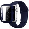 Apple Watch 41mm szilikon óraszíj és tok sötétkék- 1 kép