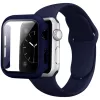 Apple Watch 41mm szilikon óraszíj és tok sötétkék- 1 kép