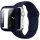 Apple Watch 41mm szilikon óraszíj és tok sötétkék- 1 kép