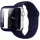 Apple Watch 41mm szilikon óraszíj és tok sötétkék- 1 kép