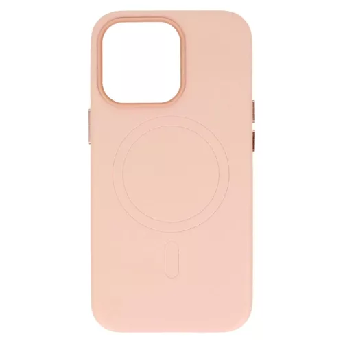 iPhone 13 Pro MagSafe Leather bőr telefontok világos rózsaszín-5900217969372 5 kép