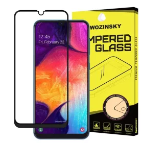 Samsung Galaxy A50/A30 Wozinsky 9H kijelzővédő üvegfólia fekete k-7426825364357 1 kép