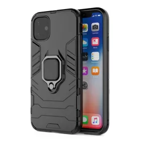 Realme C33 Ring Armor tok kihajtható támasszal fekete-5900217959953 7 kép