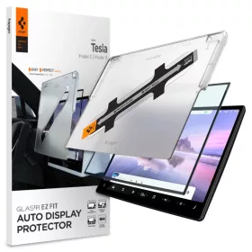 Tesla Model X 2022/ Model S 2021 Spigen Glas.TR EZ Fit kijelzővédő -8809811862423 14 kép