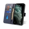 Xiaomi 13 Lite mágneses PU bőr fliptok kártyatartóval kék Alphaja- 4 kép