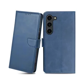 Samsung Galaxy S23 Plus mágneses PU bőr fliptok kártyatartóval ké- 1 kép