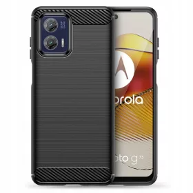 Motorola Moto G73 5G Tech-Protect TPU Carbon mintás tok fekete-9490713932803 4 kép