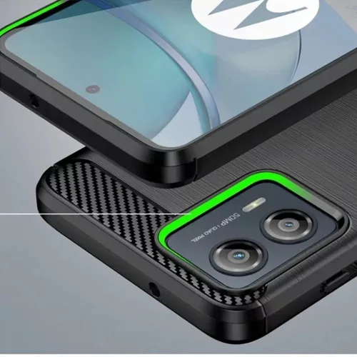 Motorola Moto G73 5G Tech-Protect TPU Carbon mintás tok fekete-9490713932803 3 kép