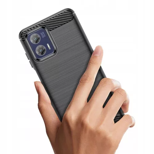 Motorola Moto G73 5G Tech-Protect TPU Carbon mintás tok fekete-9490713932803 7 kép