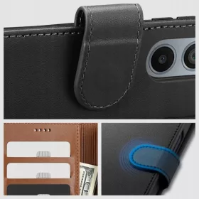 Oppo Reno 8T Tech-Protect Wallet fliptok fekete-9490713933428 1 kép