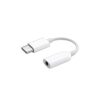 Xiaomi gyári USB-C - 3.5mm jack átalakító adapter fehér (DAC chip-8596311100260 1 kép