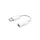 Xiaomi gyári USB-C - 3.5mm jack átalakító adapter fehér (DAC chip-8596311100260 1 kép