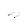 Xiaomi gyári USB-C - 3.5mm jack átalakító adapter fehér (DAC chip-8596311100260 2 kép