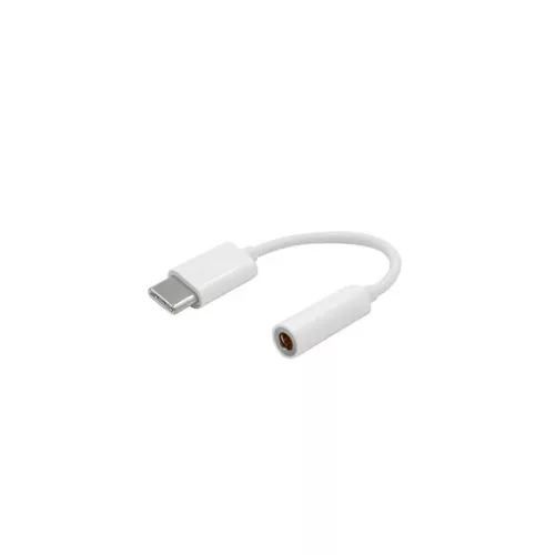 Xiaomi gyári USB-C - 3.5mm jack átalakító adapter fehér (DAC chip-8596311100260 2 kép