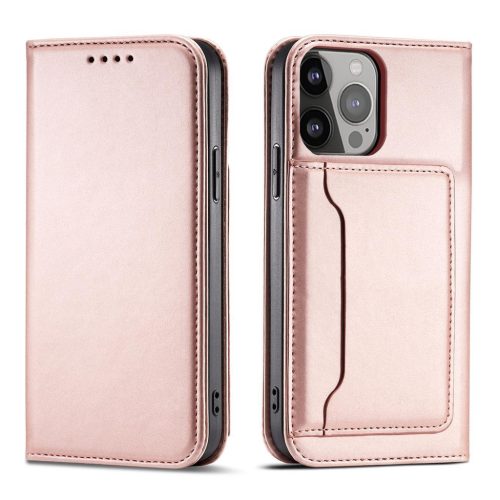 Samsung Galaxy A54 5G Mágneses Card fliptok rózsaszín-9145576271186 14 kép
