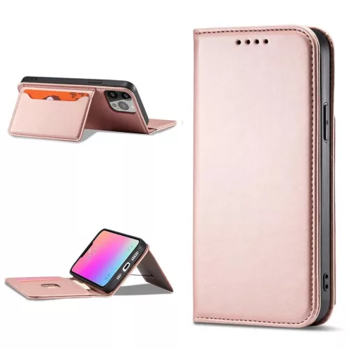 Samsung Galaxy A34 5G Mágneses Card fliptok rózsaszín-9145576271223 1 kép