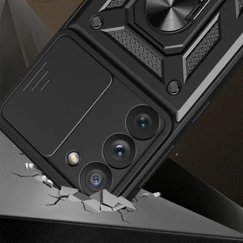 Samsung Galaxy A54 5G Hybrid Armor Camshield tok fekete