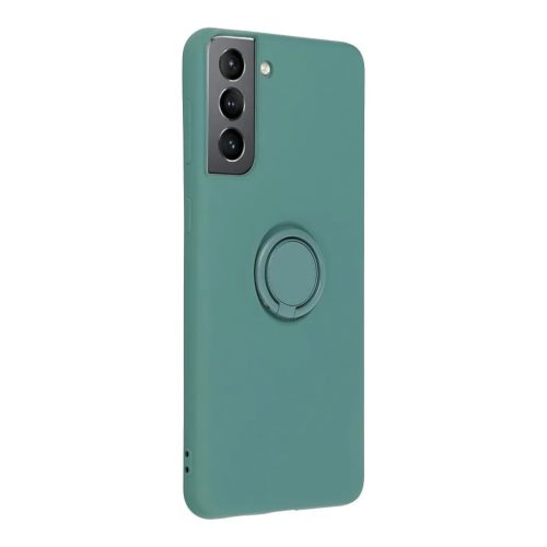 Samsung Galaxy A54 5G Forcell Szilikon ring tok zöld
