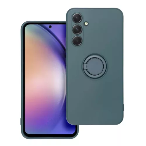 Samsung Galaxy A54 5G Forcell Szilikon ring tok zöld-5903396192760 4 kép