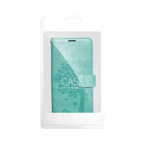 Samsung Galaxy A34 5G Forcell MEZZO fa mintás fliptok zöld-5903396197499 1 kép