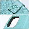 Samsung Galaxy A54 5G Forcell MEZZO fa mintás fliptok zöld-5903396197536 2 kép