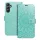 Samsung Galaxy A54 5G Forcell MEZZO mandala mintás fliptok zöld