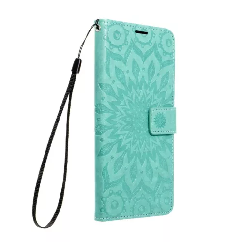 Samsung Galaxy A54 5G Forcell MEZZO mandala mintás fliptok zöld-5903396197550 10 kép
