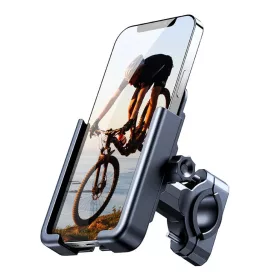   Wozinsky fém kerékpáros/rolleres telefontartó fekete (WBHBK3)