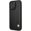  iPhone 14 Pro BMW BMHCP14L22RBDK Bőr kék pöttyös tok fekete-3666339066420 3 kép