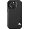  iPhone 14 Pro BMW BMHCP14L22RBDK Bőr kék pöttyös tok fekete-3666339066420 5 kép