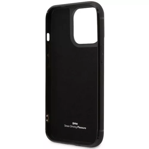  iPhone 14 Pro BMW BMHCP14L22RSEPK bőr kártyatartó tok fekete-3666339066789 8 kép