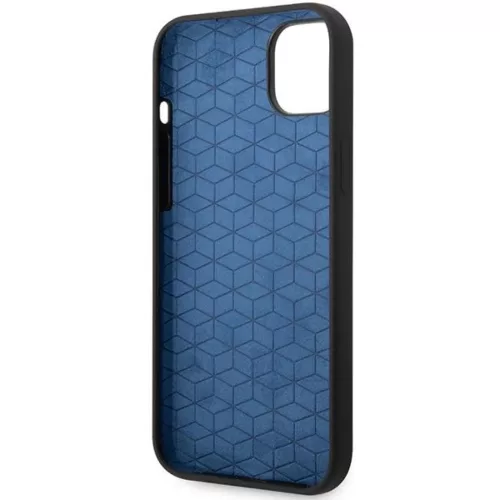  iPhone 14 Plus fekete BMW BMHCP14M22SOTK Szilikon Slanted Stripes tok-3666339067373 7 kép