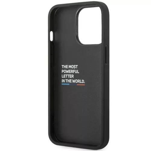 iPhone 14 Pro Max BMW BMHCP14X22PPMK Tricolor M tok fekete-3666339066871 2 kép