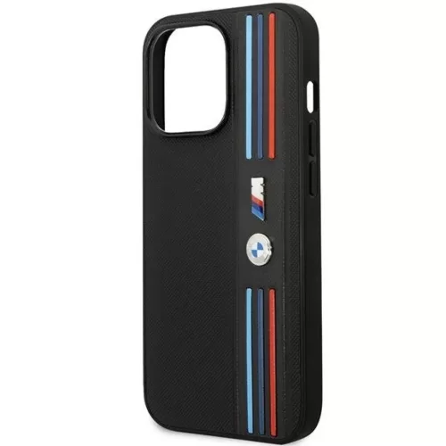 iPhone 14 Pro Max BMW BMHCP14X22PPMK Tricolor M tok fekete-3666339066871 4 kép