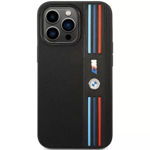 iPhone 14 Pro Max BMW BMHCP14X22PPMK Tricolor M tok fekete-3666339066871 5 kép