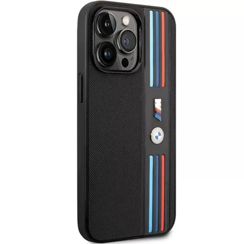 iPhone 14 Pro Max BMW BMHCP14X22PPMK Tricolor M tok fekete-3666339066871 6 kép