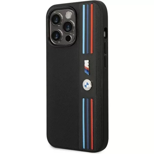 iPhone 14 Pro Max BMW BMHCP14X22PPMK Tricolor M tok fekete-3666339066871 7 kép