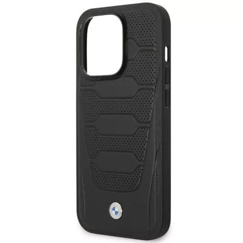  iPhone 14 Pro BMW BMHMP14L22RPSK Leather Seats Pattern fekete ülésm-3666339089160 3 kép
