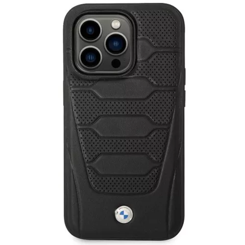  iPhone 14 Pro BMW BMHMP14L22RPSK Leather Seats Pattern fekete ülésm-3666339089160 5 kép