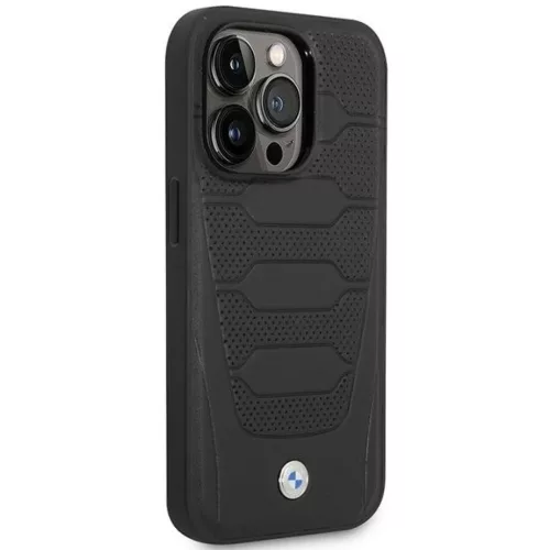  iPhone 14 Pro BMW BMHMP14L22RPSK Leather Seats Pattern fekete ülésm-3666339089160 6 kép