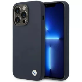  Apple iPhone 14 Pro Max sötétkék BMW BMHMP14XSILNA Silicone Metal -3666339072537 5 kép