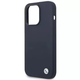  Apple iPhone 14 Pro Max sötétkék BMW BMHMP14XSILNA Silicone Metal -3666339072537 1 kép