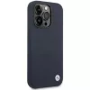  Apple iPhone 14 Pro Max sötétkék BMW BMHMP14XSILNA Silicone Metal -3666339072537 4 kép