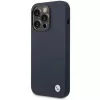  Apple iPhone 14 Pro Max sötétkék BMW BMHMP14XSILNA Silicone Metal -3666339072537 6 kép