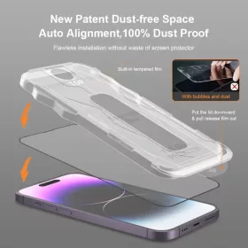 iPhone 12/12 Pro Easy-Stick Box Full Glue kijelzővédő üvegfólia f-5900217982036 1 kép