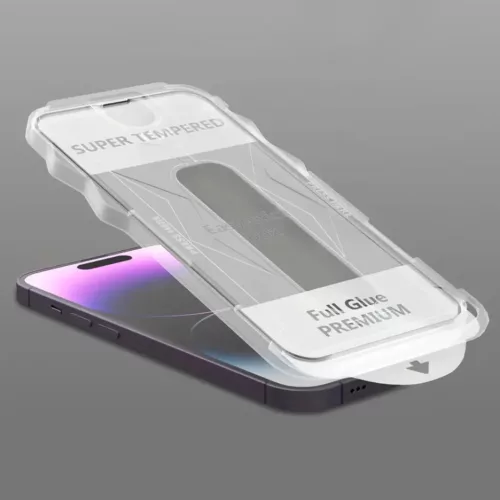 iPhone 12/12 Pro Easy-Stick Box Full Glue kijelzővédő üvegfólia f-5900217982036 9 kép