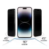 iPhone 11 Pro Max Privacy kijelzővédő üvegfólia fekete-5900217979715 7 kép