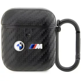 AirPods 1/2 BMW BMA2WMPUCA2 Carbon Double Metal Logo tok fekete-3666339123826 3 kép
